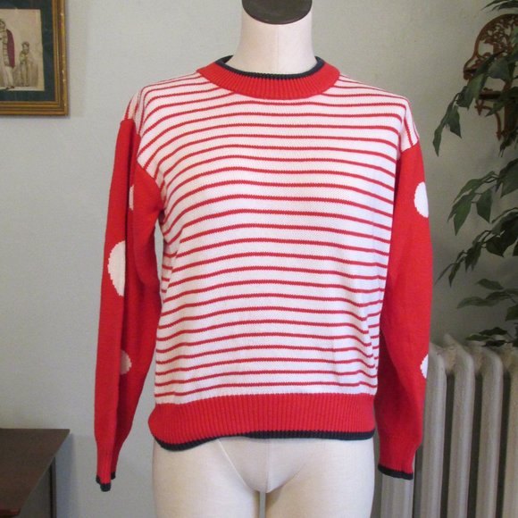 Vintage Funky 80s Sweater - Picture 1 of 3